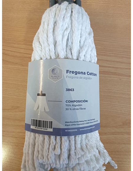 FREGONA COTTON 180GR BLANCOPLATA