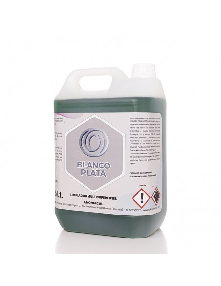 LIMPIADOR MULTISUPERFICIES AMONIACAL BLANCOPLATA 5 LITROS