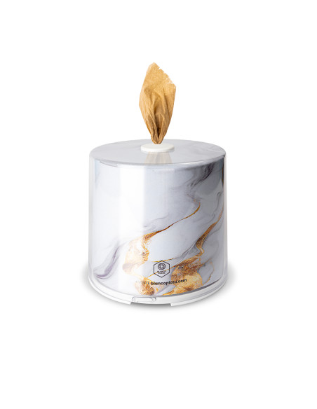 Caja para pañuelos y servilletas Blancoplata Softnap 10 diseños intercambiables incluye recambio con 400 servilletas ecológicas