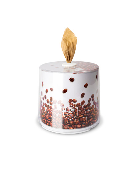 Caja para pañuelos y servilletas Blancoplata Softnap 10 diseños intercambiables incluye recambio con 400 servilletas ecológicas