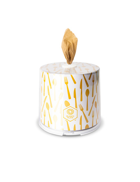 Caja para pañuelos y servilletas Blancoplata Softnap 10 diseños intercambiables incluye recambio con 400 servilletas ecológicas