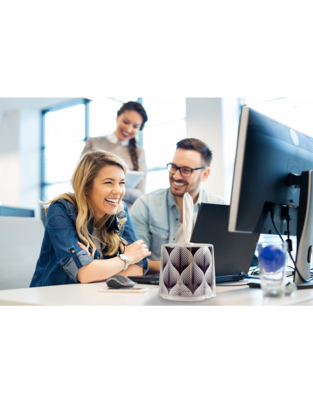 Caja para pañuelos y servilletas Blancoplata Softnap 10 diseños intercambiables incluye recambio con 400 servilletas ecológicas