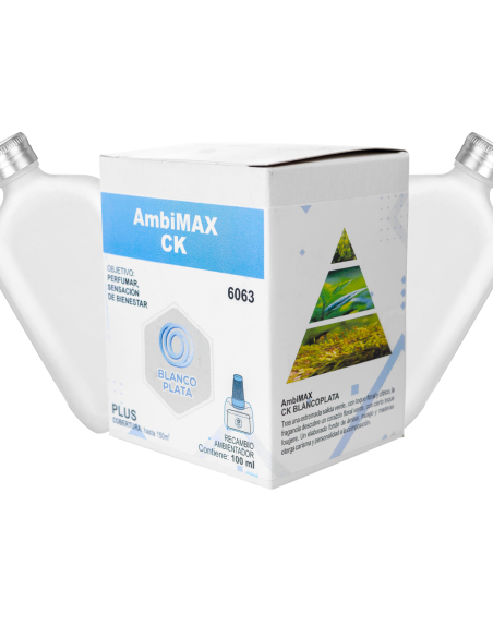 RECAMBIO AMBIMAX FRAGANCIA CK PLUS 100ML 30 DÍAS DE DURACIÓN. PERFUMA, SENSACIÓN DE BIENESTAR