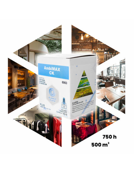 RECAMBIO AMBIMAX FRAGANCIA CK PLUS 100ML 30 DÍAS DE DURACIÓN. PERFUMA, SENSACIÓN DE BIENESTAR