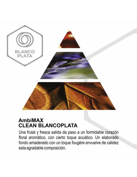 RECAMBIO AMBIMAX FRAGANCIA CLEAN PLUS 100ML 30 DÍAS DE DURACIÓN. FRESCOR MARINO Y RELAJANTE