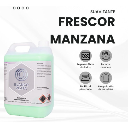 SUAVIZANTE MANZANA BLANCOPLATA 5L