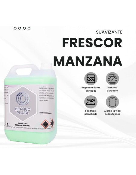 SUAVIZANTE MANZANA BLANCOPLATA 5L